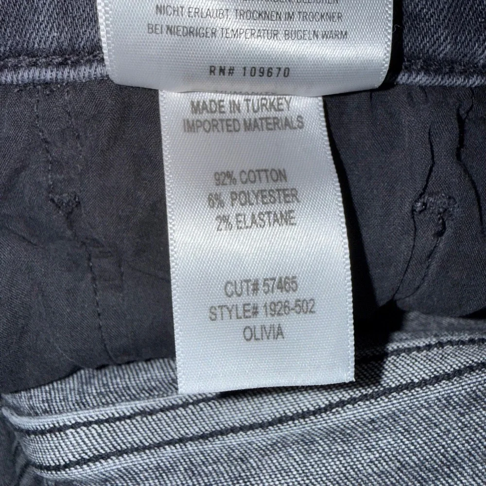 Citizens of Humanity Olivia Jeans Womens 27 Grey Excellent Slim High Rise
